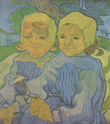 Vincent Van Gogh Two Children (nn04) Norge oil painting art